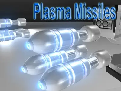 Sci Fi Missile launcher 3D model