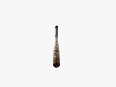 Post Apocalyptic BaseBall Bat Low-poly 3D model