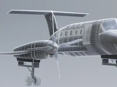 flight check airplane 3D model