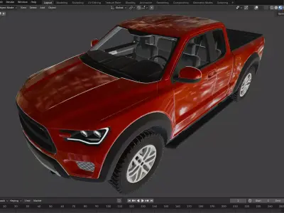 Car pack  Low-poly 3D model