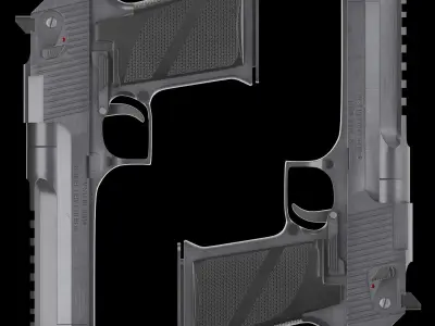 Desert Eagle Low-poly 3D model purchase