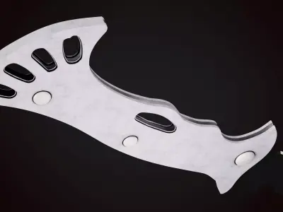 Knife 3 A Low-poly 3D model
