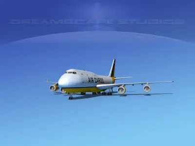 Boeing 747-8 Freighter 4 3D model