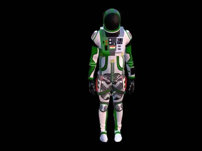 Astronaut Spacesuit India 3D model