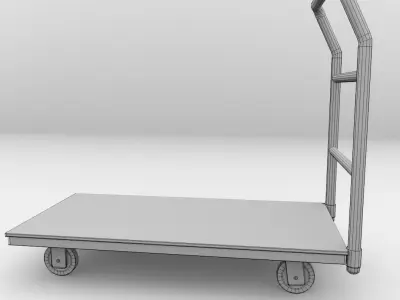Platform Hand Truck 3D model