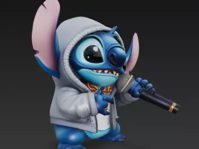 Stitch - Rap 3D print model