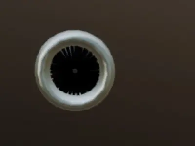 Realistic Jet Engine 3D Model 3D model