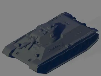 T 34 1940 3D model