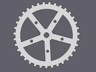 Gear - Steampunk Free 3D print model