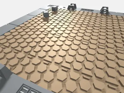 Mecha Hangar Bay Base -MHB02 B-only-  Free 3D print model