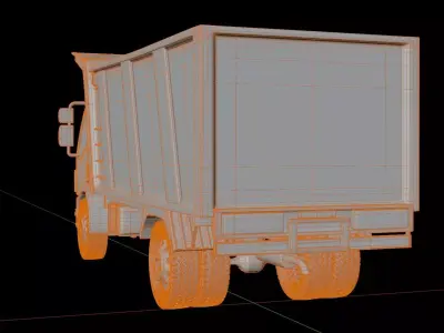 Kenworth K370 Tipper Truck 3D model