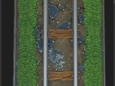 Stylised Railway textures Texture