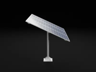 Solar Panel 3D Model Low-poly 3D model