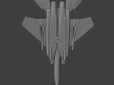 McDonnell Douglas F-15E 3D print model