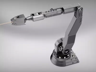 Robotic arm industrial bionic 3D model
