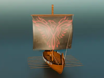 Viking Ship 3D model purchase