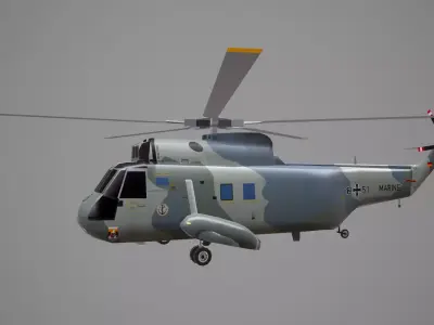 Lowpoly SH-3 Sea King Germany 3D model