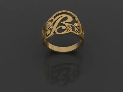 Women Ring 3D print model