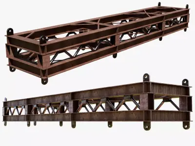 Industrial Lifting Metal Structure 3D model