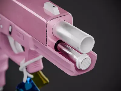 Bocchi the Glock 17 gen 4 pistol 3D model