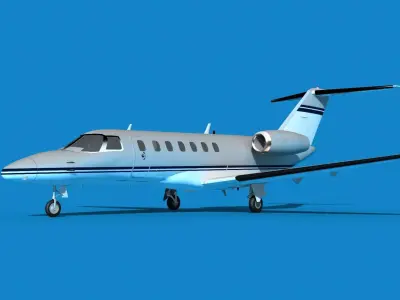 Cessna C528 Citation CJ3 V05 3D model