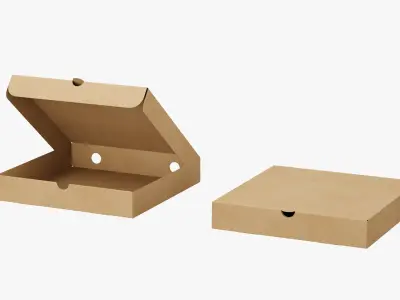 Pizza Box 2 3D model