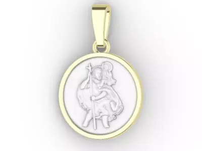 Christopher Pendant Jewellery Design 3D print model