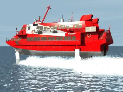 Hydro foil 929 3D model