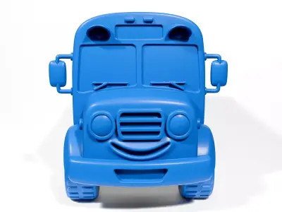 School bus toy 3D print model