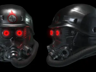 MK II Prometheus Helmet Purity 3D model