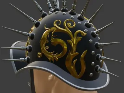 Custom Roman Helmet 3D print model 3D print model