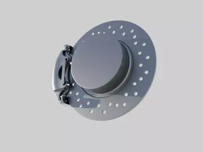 Car brake pads c4d 3D model