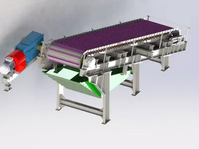 APRON FEEDER 1600x7000 3D model