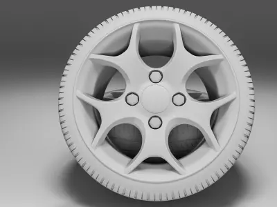 Carre Car 419 Wheels 3D model