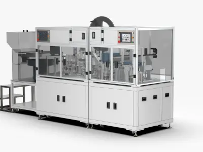 Automatic Micro Motor Assembly Machine 3D model