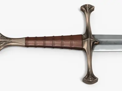 Sword 8K PBR Textures 3D model