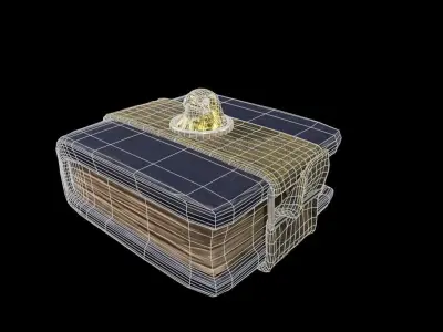 FalconBook book of dead Low-poly 3D model