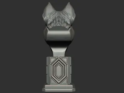 Fox Head  3D model