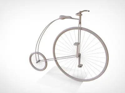 retro bicycle 3D model