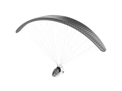 Powered Paraglider 3D model get