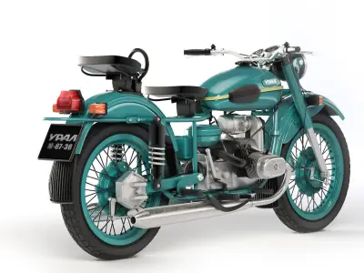 Ural M67-36 1976 3D model