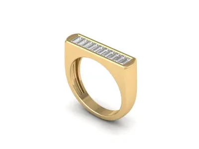 Wedding Ring  3D print model 179