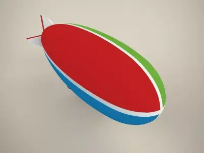 Blimp 3D model purchase