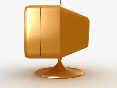 retro tv 3D model