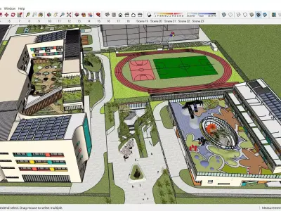 Sketchup Kindergarten 120 3D model