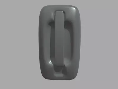 Car Door Handle 06 Low-poly 3D model