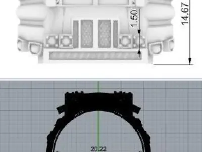 truck ring 3D print model purchase