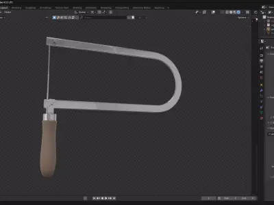Coping Saw 3D model purchase