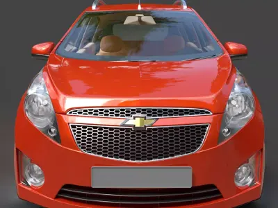 Chevrolet Spark  Beat - Hyper-Detailed Compact Hatchback 3D model