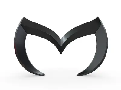 mazda devil logo 3D model